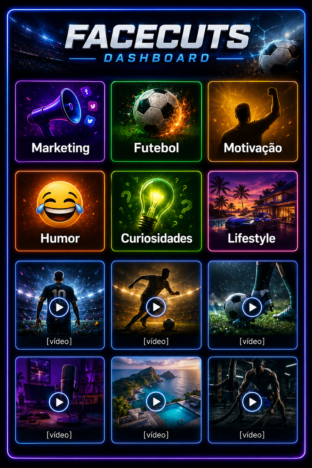 FACECUTS Dashboard